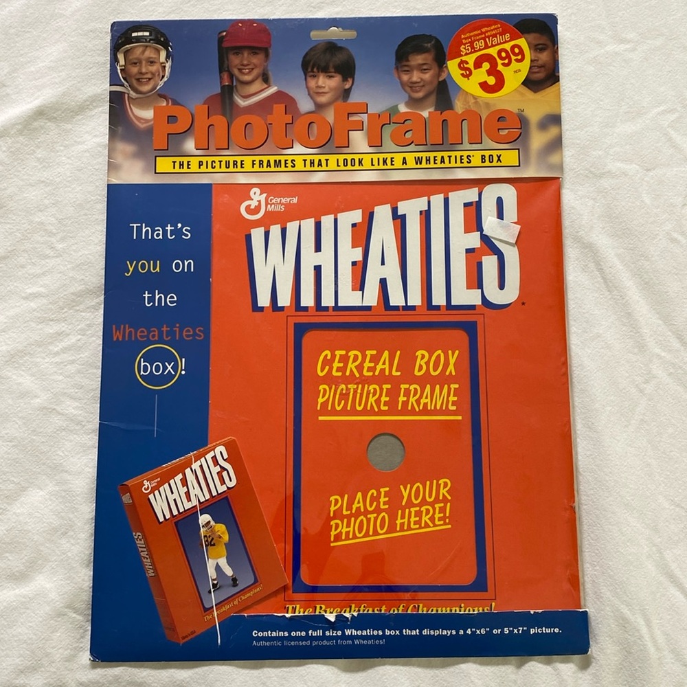 Foldable Wheaties Box PhotoFrame